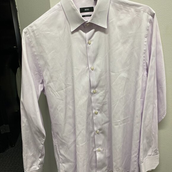 Hugo Boss Regular Fit Dress Shirt Size 16/34-35 - Picture 2 of 5